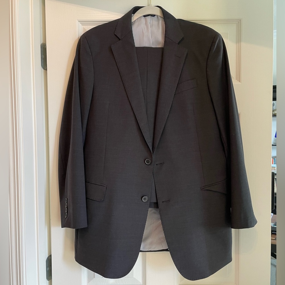Dark Gray Brooks Bros Suit